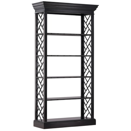 5-Shelf Bamboo Bookcase