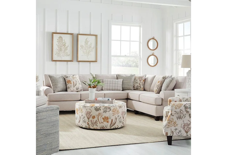 39 LAURENT 2-Piece Sectional by Fusion Furniture at Howell Furniture