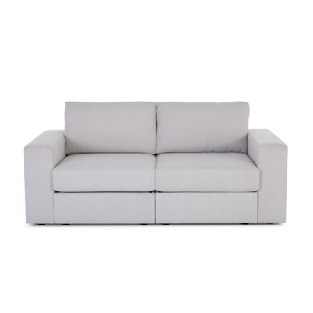 Wide-Arm Loveseat