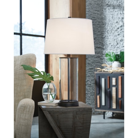 Glass Table Lamp (Set of 2)