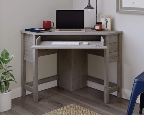 Farmhouse Single Pedestal Desk with File Drawer