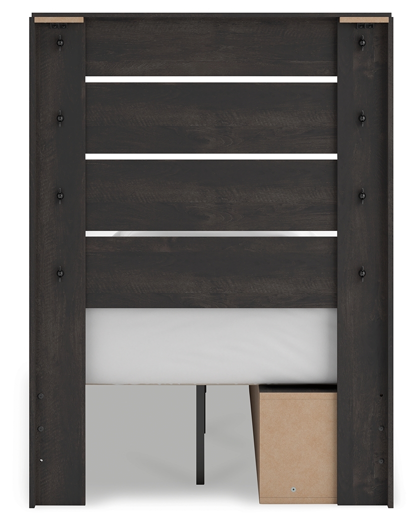 Signature Design by Ashley Hollivern Twin Panel Storage Bed