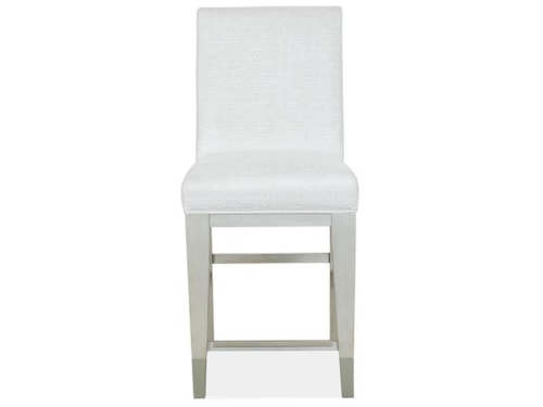Contemporary Counter Height Upholstered Bar Stool