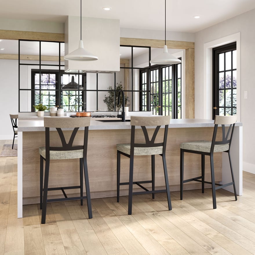 Upholstered Counter Height Dining Stool