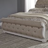 Liberty Furniture Abbey Park Upholstered King Sleigh Bed