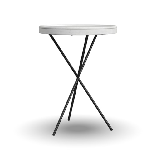 Transitional Chairside Table