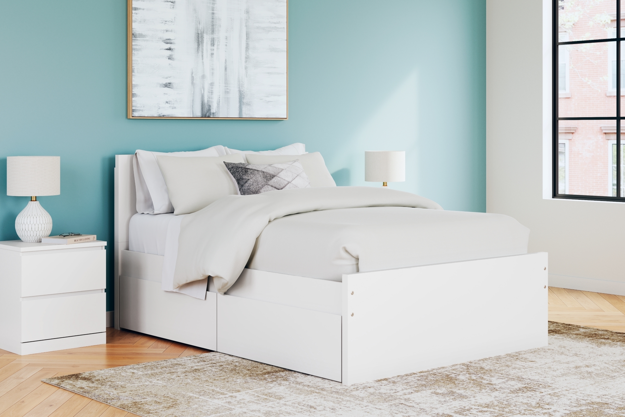Signature Design by Ashley Onita Full Panel Platform Bed