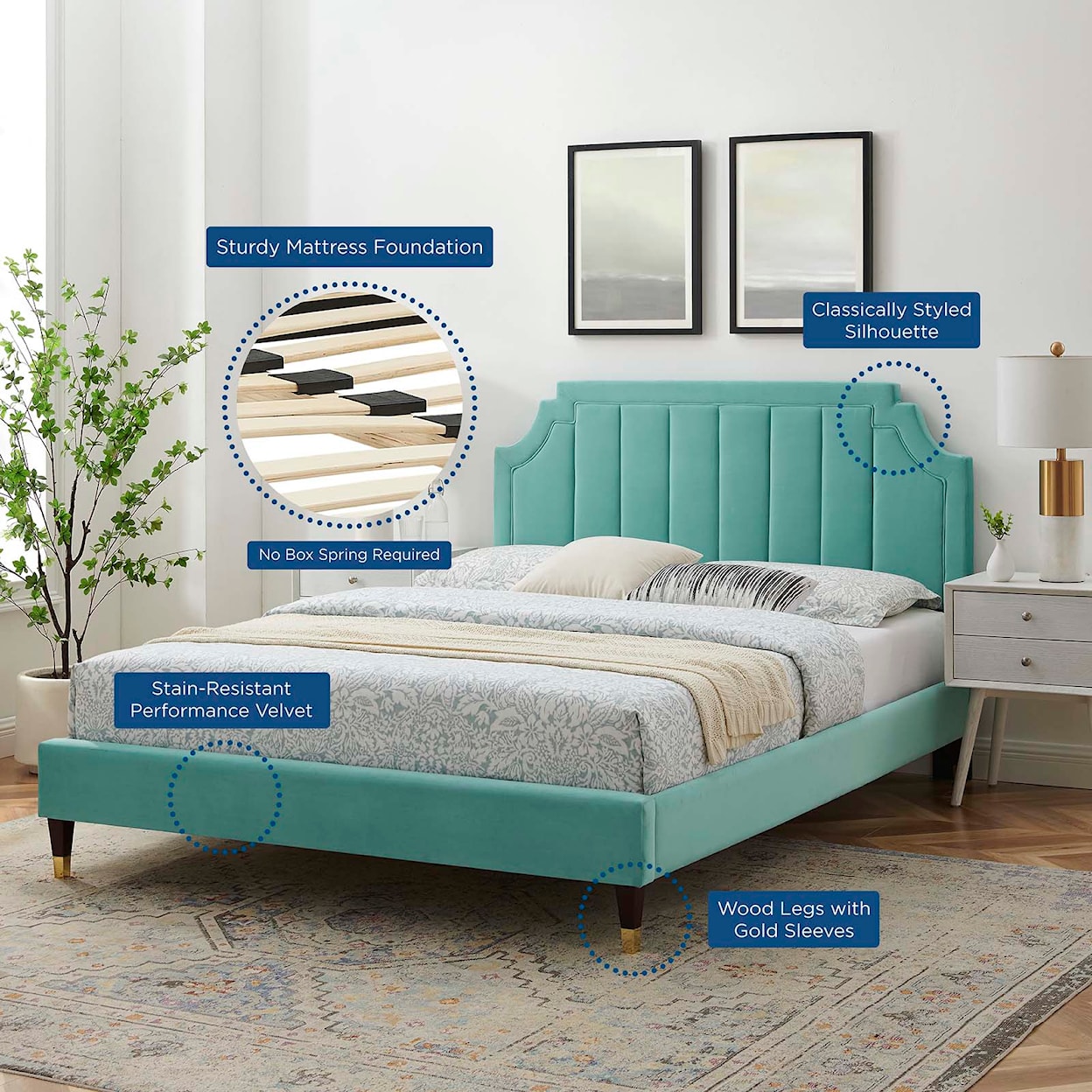 Modway Sienna Queen Platform Bed