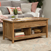 Sauder Cannery Bridge Lift-Top Coffee Table