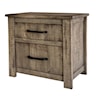 IFD International Furniture Direct Cozumel 2-Drawer Nightstand