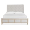 Magnussen Home Harlow Bedroom California King Sleigh Upholstered Bed
