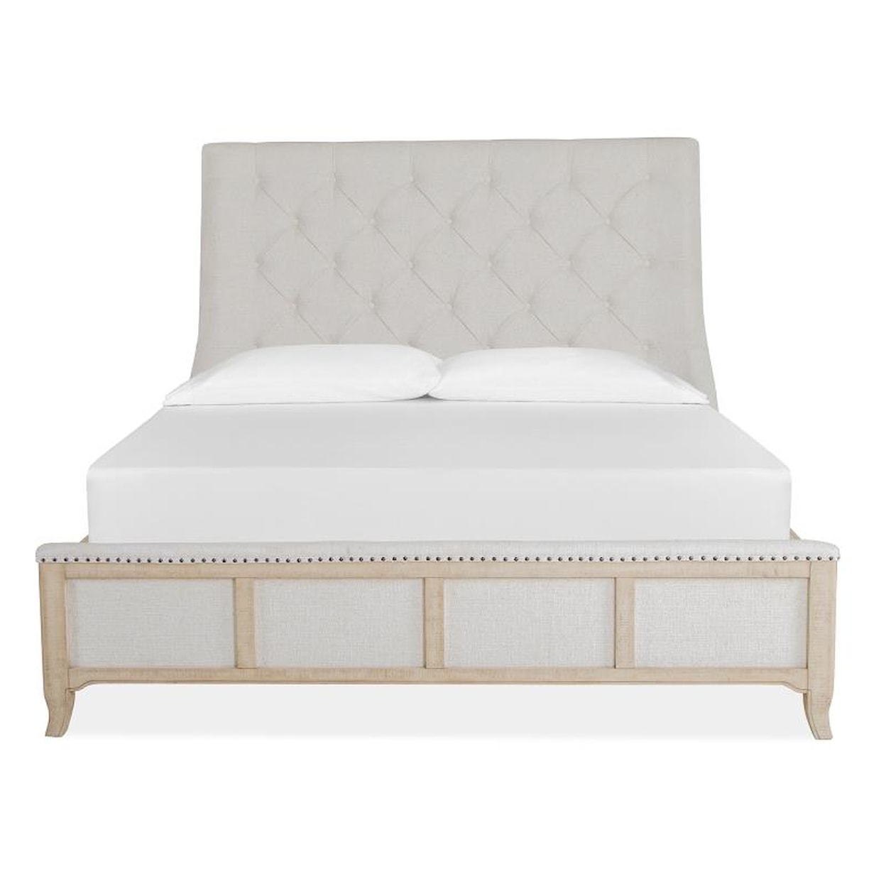 Magnussen Home Harlow Bedroom Queen Sleigh Upholstered Bed