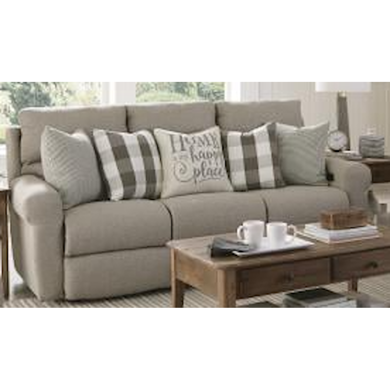 Carolina Furniture 121 Westport Power Lay Flat Reclining Sofa