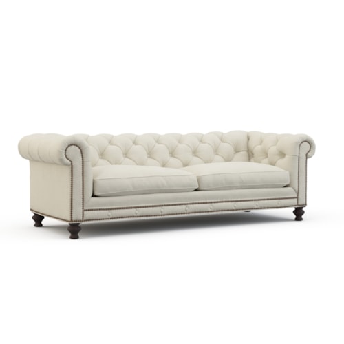 Traditional Sofa with Tufted Back