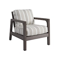 Contemporary Outdoor Wing Chair