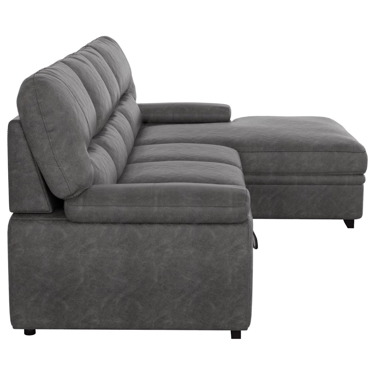 Homelegance Michigan 2-Piece Sectional with Pull-out Bed