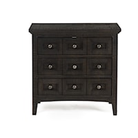 Traditional 3-Drawer Nightstand with Felt-Lined Top Drawer