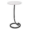 Uttermost Lasso Lasso White Drink Table