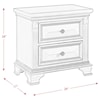 Elements International Calloway Nightstand