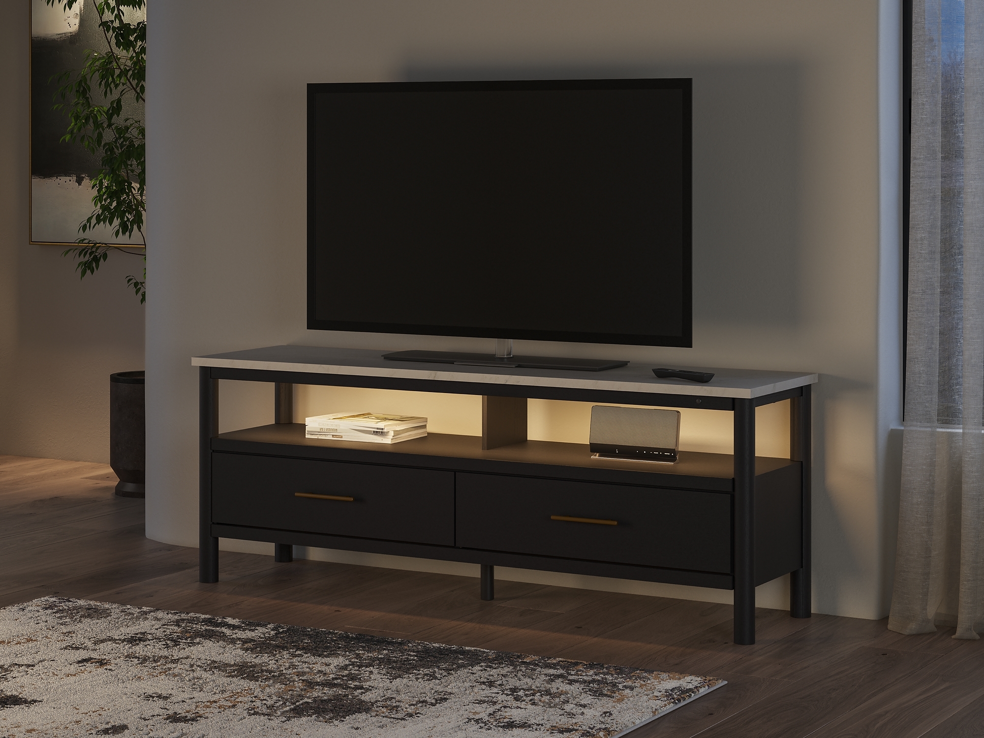 Signature Design by Ashley Cadmori Extra Large TV Stand