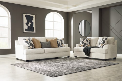Contemporary 2-Piece Living Room Set