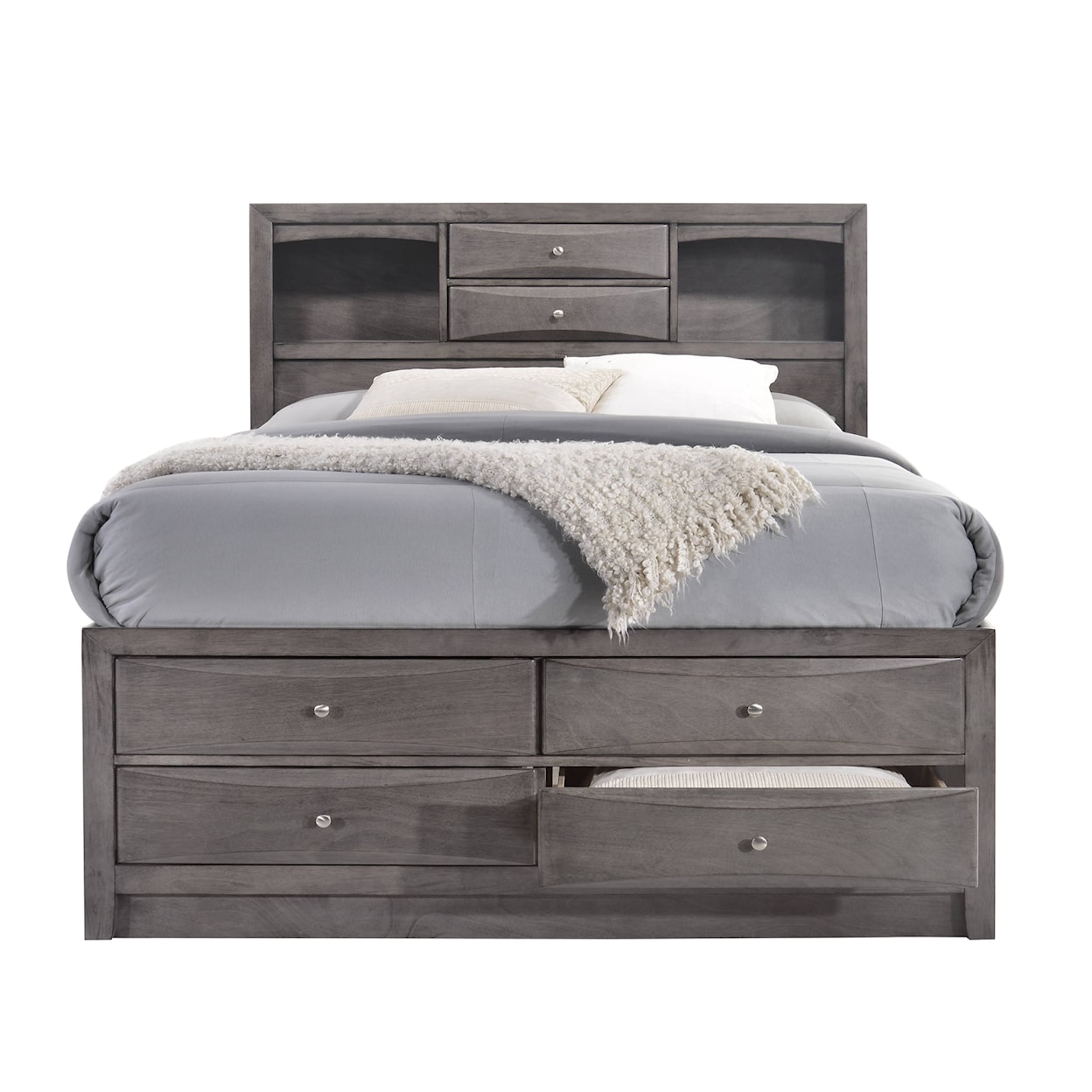 Elements International Emily Storage Bed