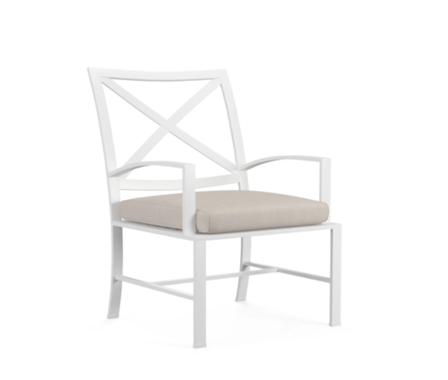 Transitional Cushioned Dining Chair
