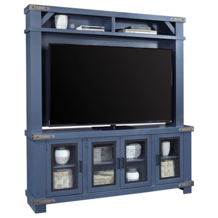 78" Console and Hutch