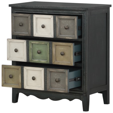 Three Drawer Chest w/ Power