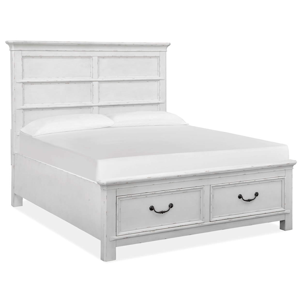 Magnussen Home Bellevue Manor Bedroom Queen Panel Storage Bed