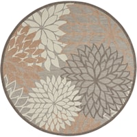 4'  Natural Round Rug