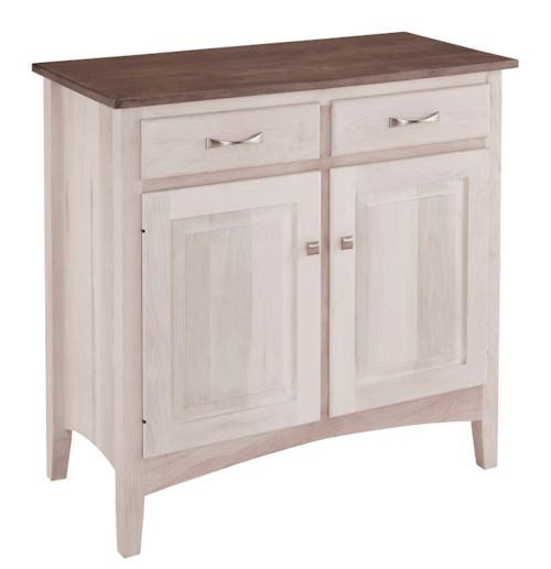 37" Maple Server - 2 Door