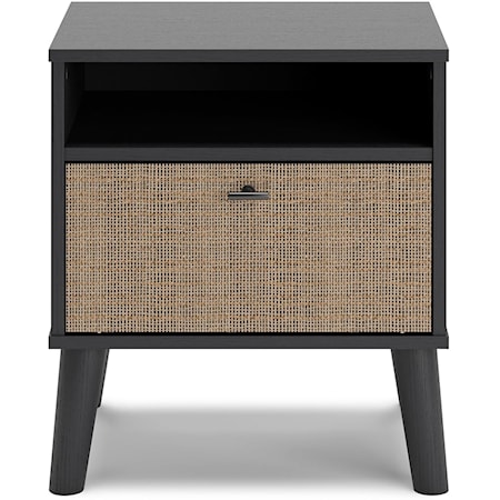 Contemporary 1-Drawer Nightstand