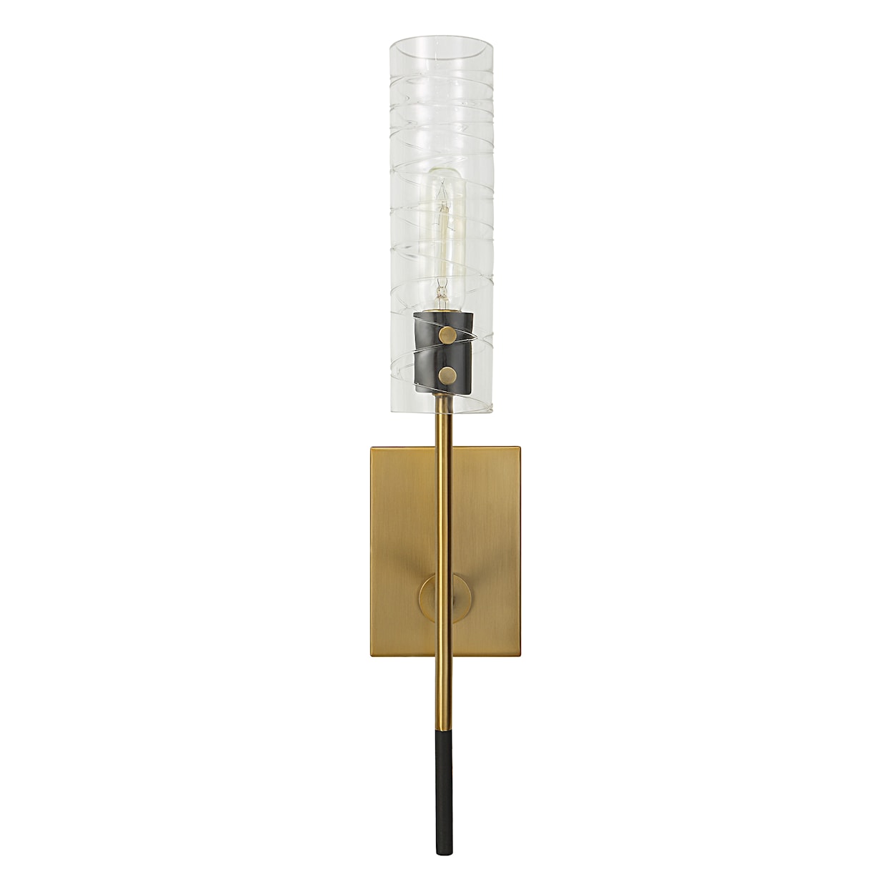 Uttermost Telesto Telesto 1 Light Brass Sconce