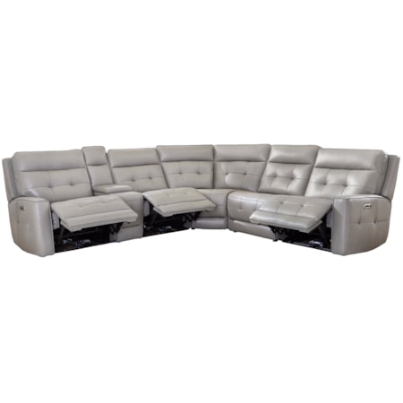 6-Piece Power Reclining Sectional Sofa