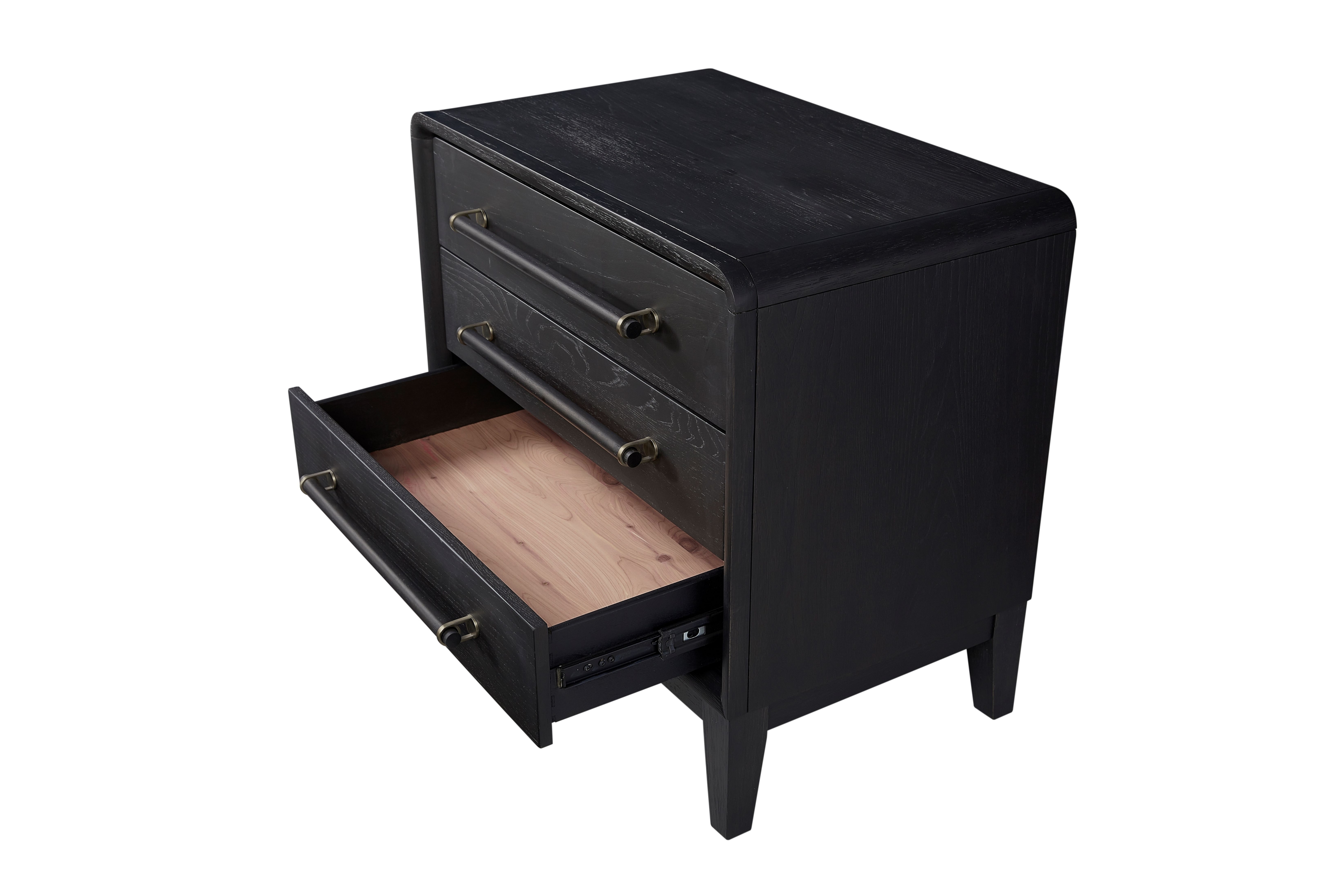 3-Drawer Nightstand w/USB Port