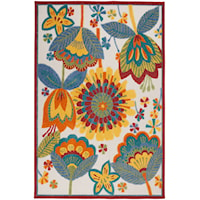 3'6" x 5'6" Multicolor Rectangle Rug