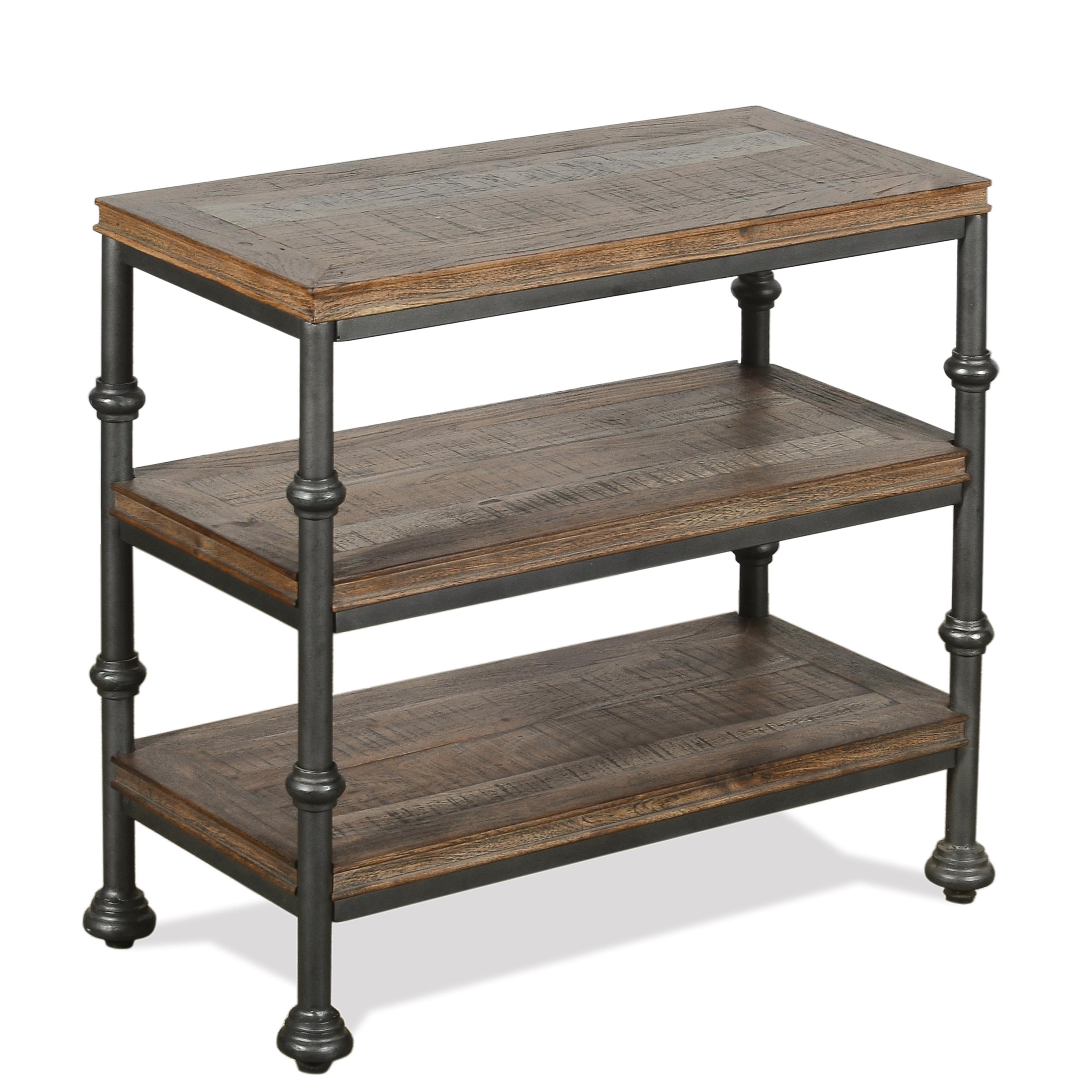 industrial chairside table