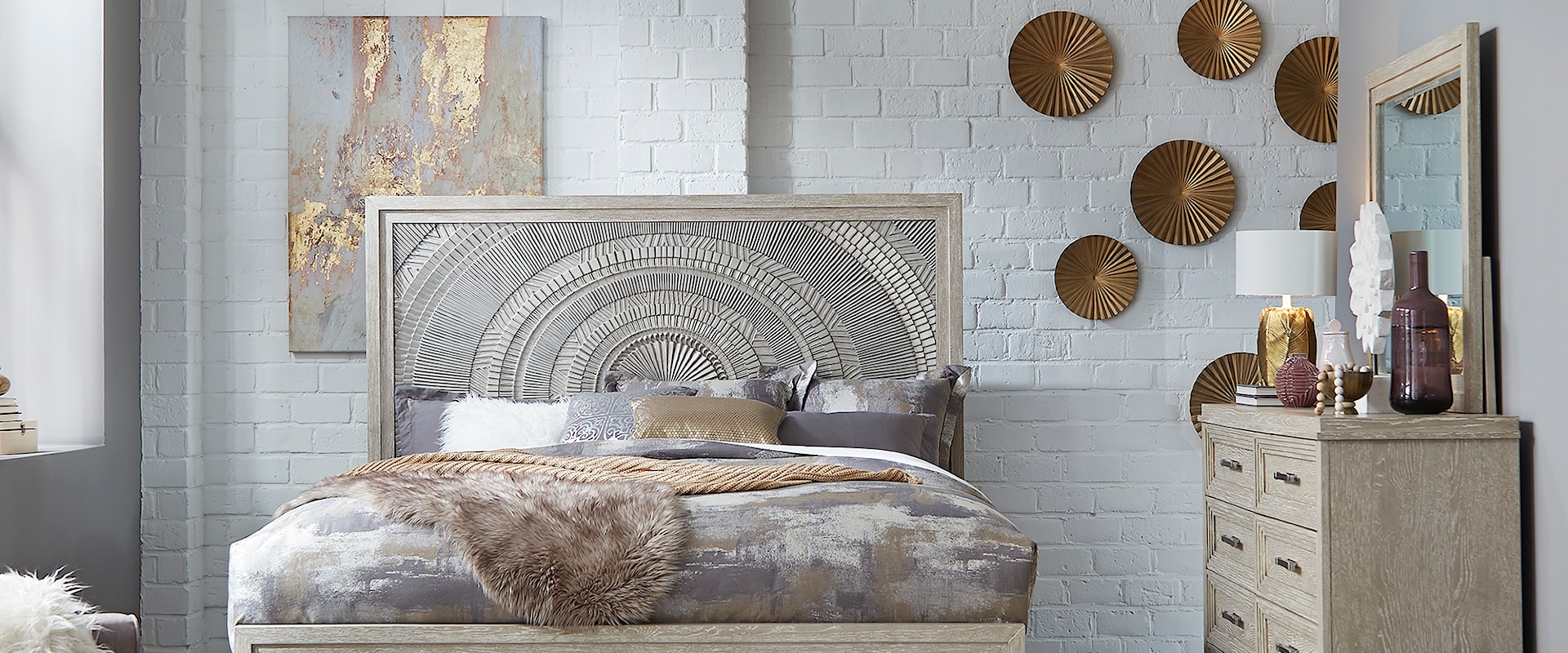 Contemporary California King Bedroom Group 