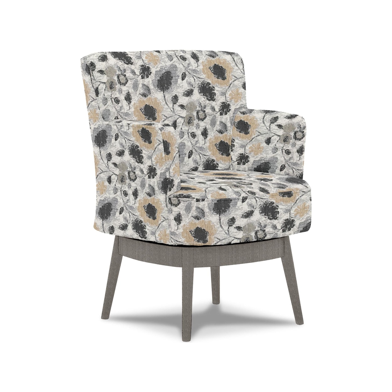 Bravo Furniture Kelida Swivel Barrel Chair