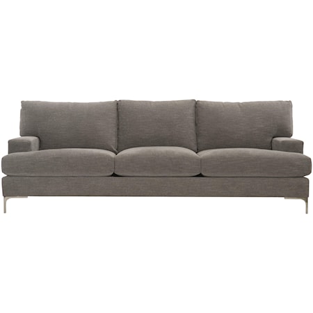 Carver Fabric Sofa Without Pillows