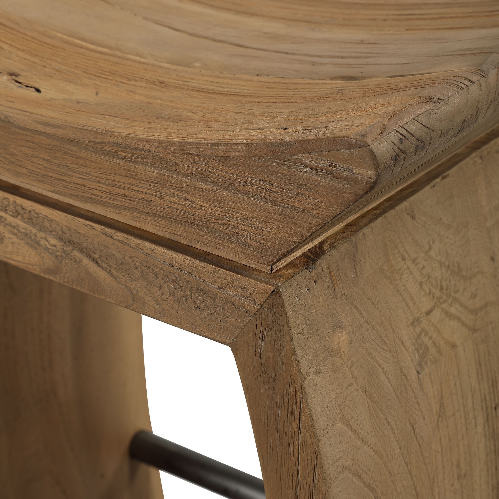 Uttermost Accent Furniture - Stools Connor Modern Wood Counter Stool