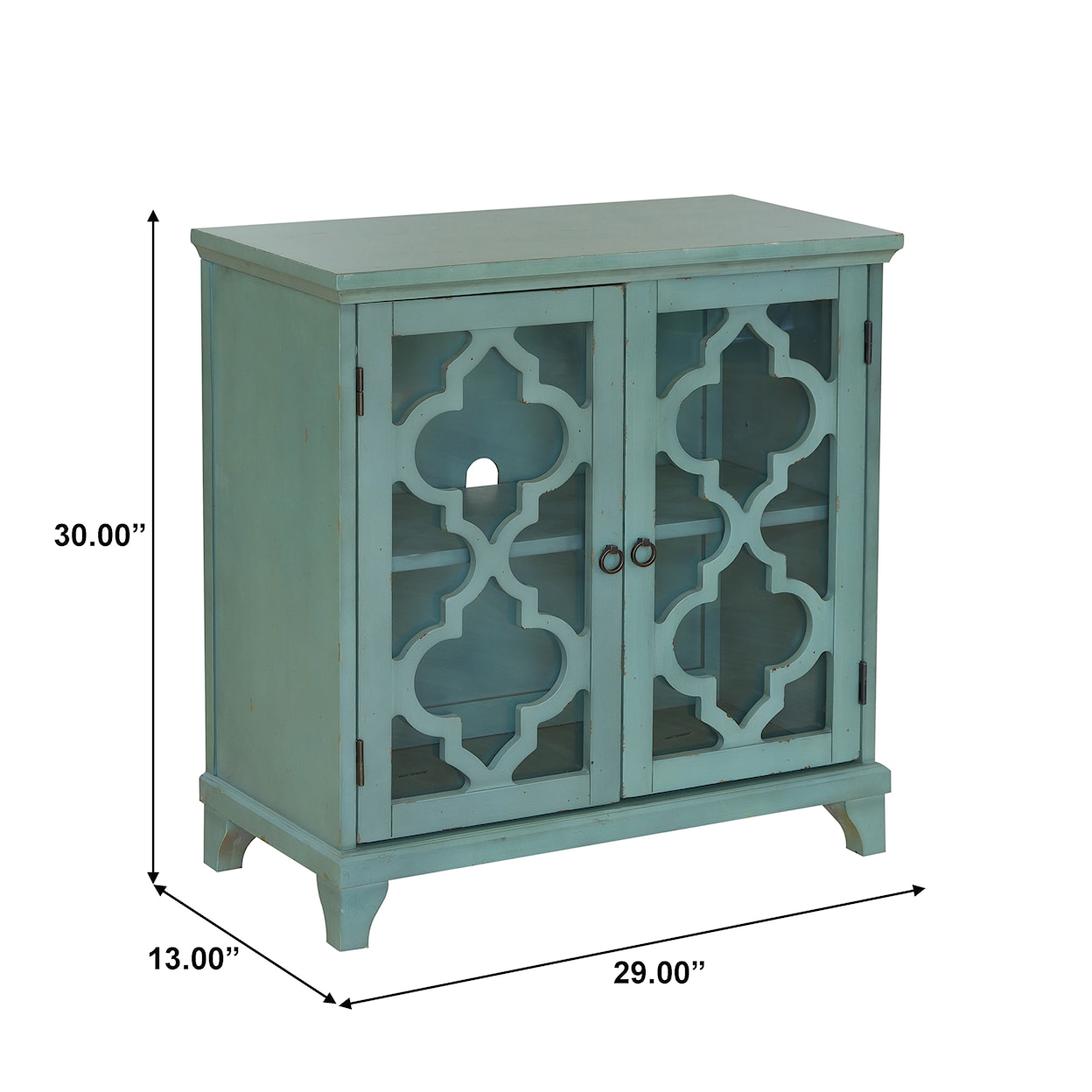 Accentrics Home Accents Blue kd two door chest