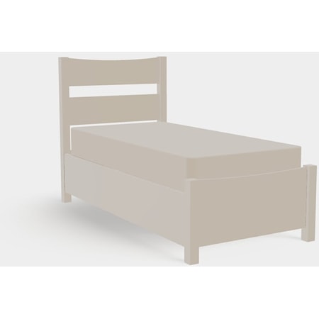 Twin XL Right Drawerside Plank Bed