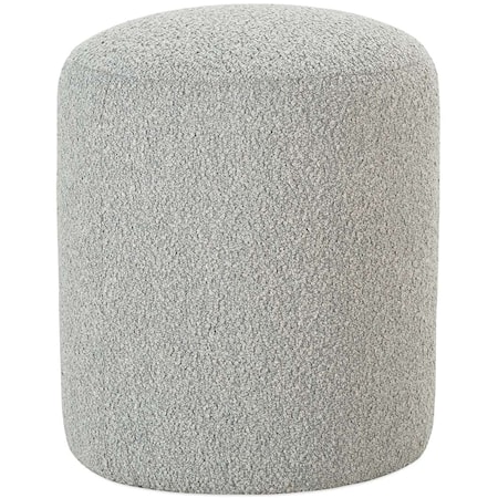 Contemporary Small Round Ottoman