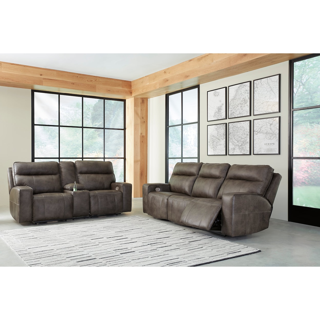 Signature Design by Ashley Game Plan Power Reclining Set