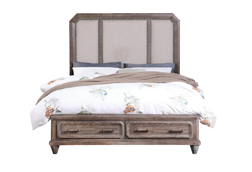Lincoln Park Queen Storage Bed  by New Classic at A1 Furniture & Mattress