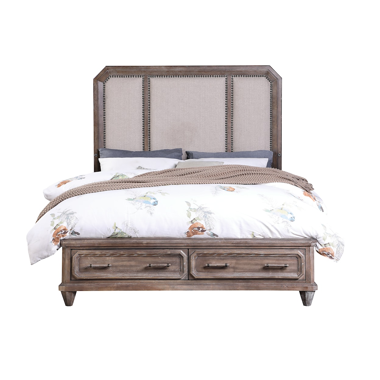 New Classic Lincoln Park California King Storage Bed 