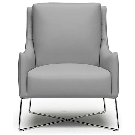 Contemporary Chair with Tapered Arms