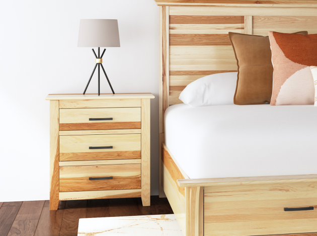 A-America Gallagher 3-Drawer Nightstand